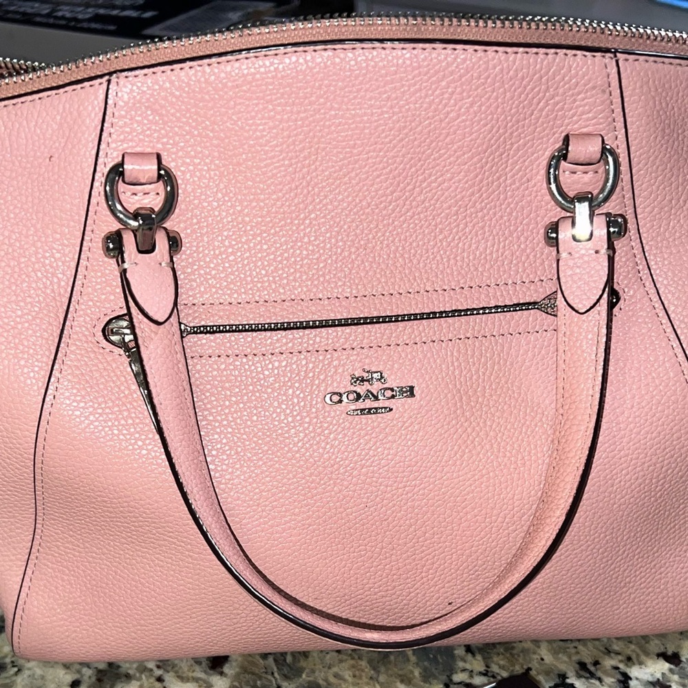 Coach Pink Leather Women's Bag- pre loved - good condition.